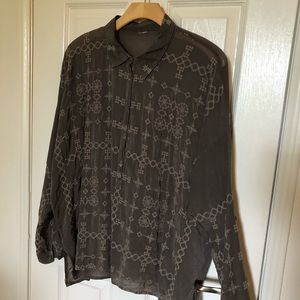 Johnny Was embroidered blouse